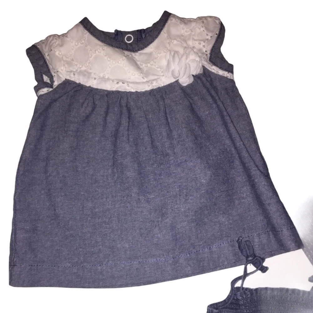 Lot 3pcs Baby Girl’s 100% Cotton Size 0-6M